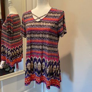 3 for $22 – Ruby Rd Southwestern Tunic Top – MP